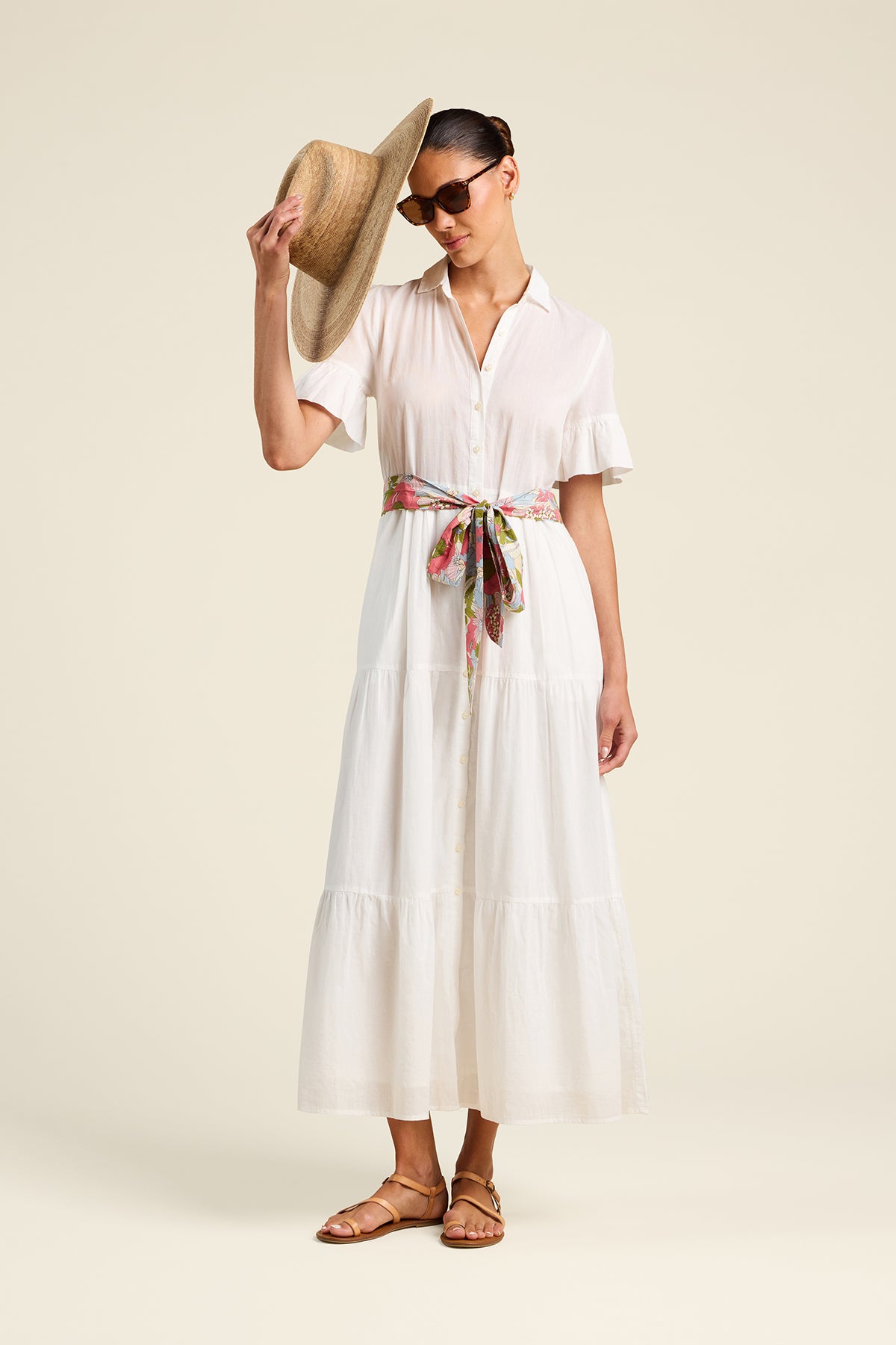Martine Dress White