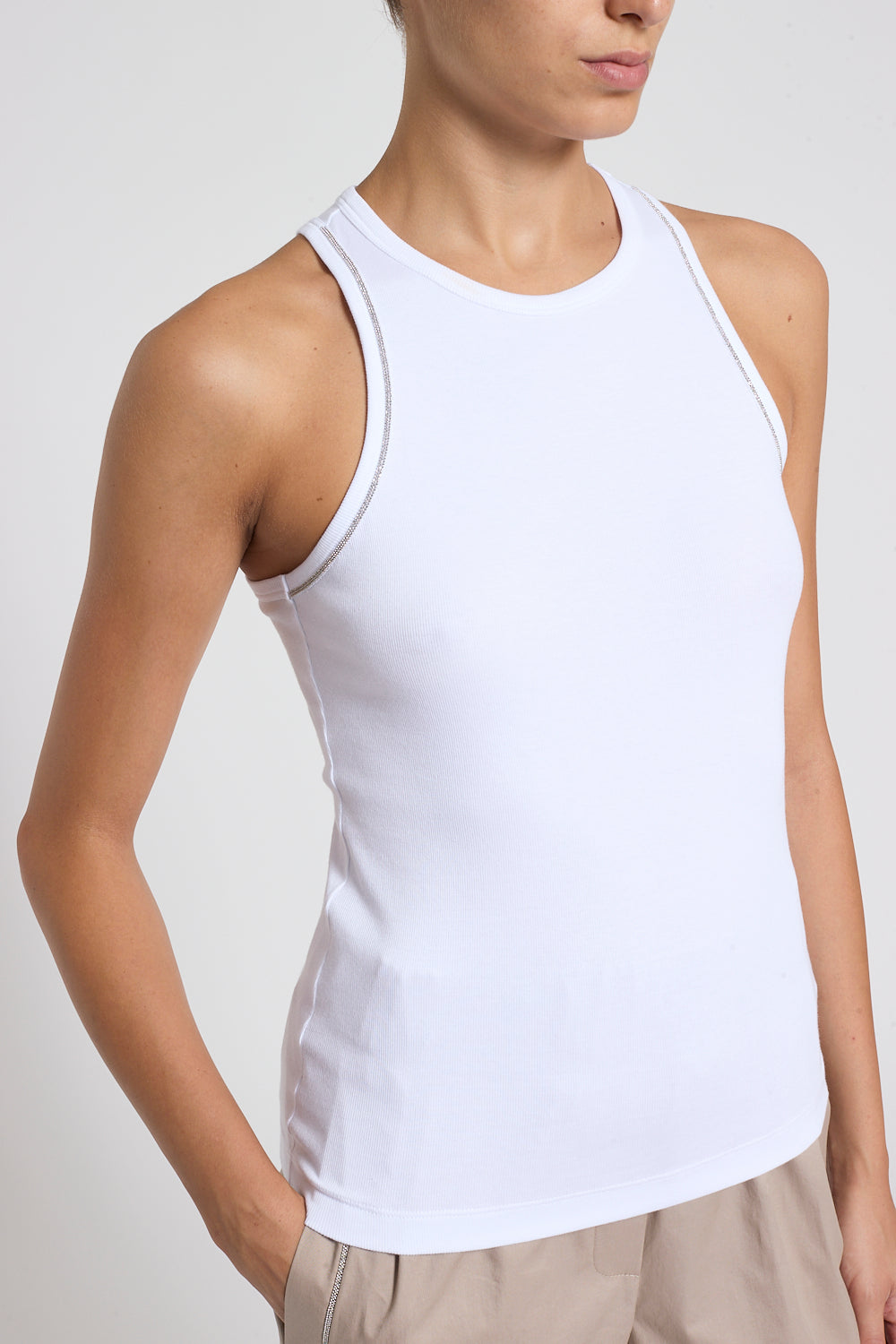 Microrib Jersey Tank