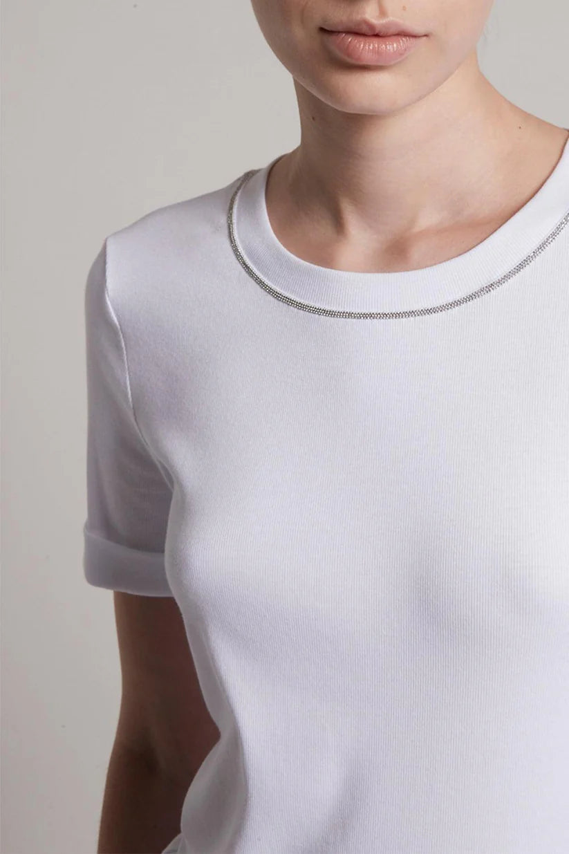 Microrib Jersey Tee