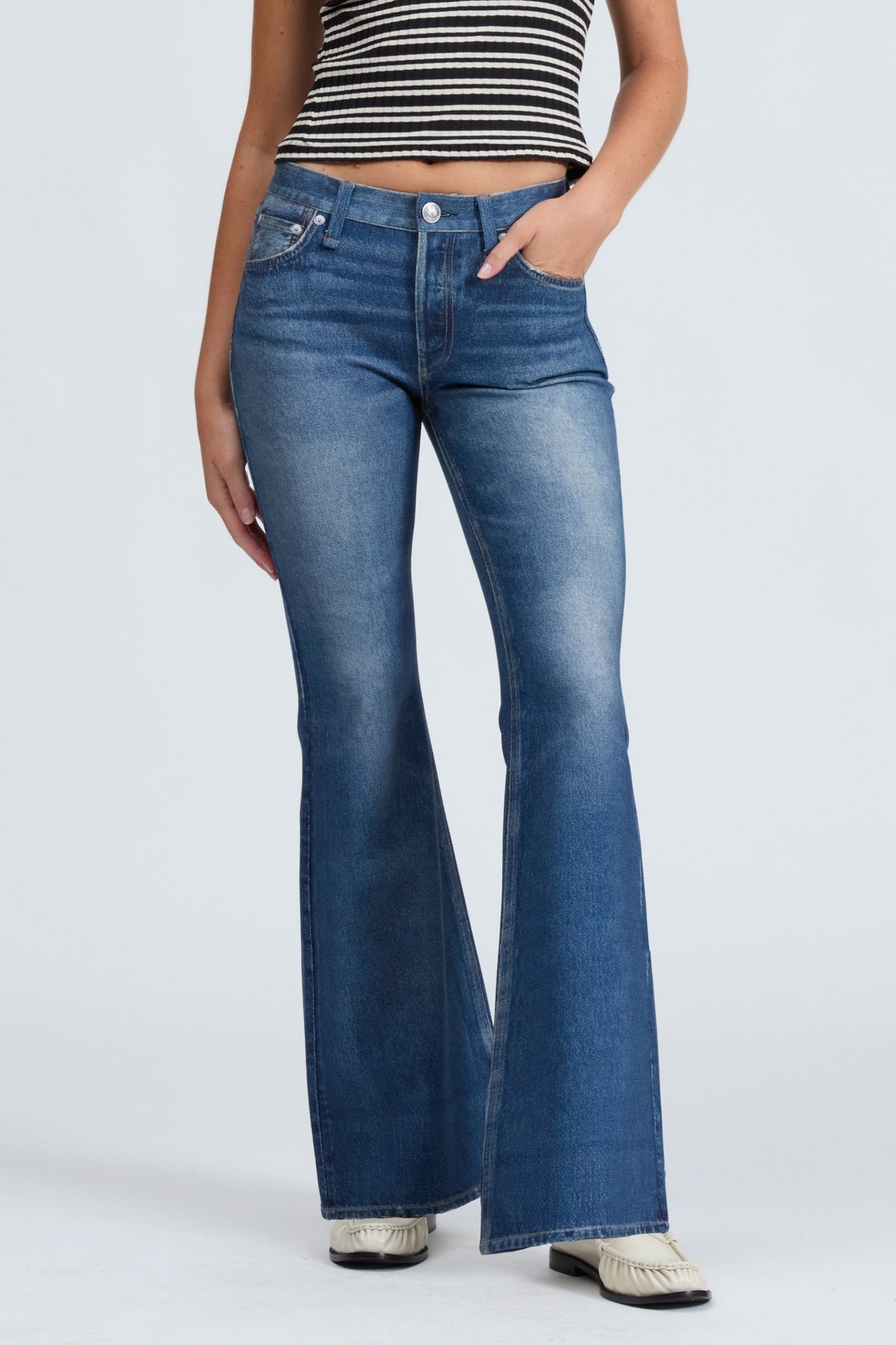 Miramar Ponte Dahlia Mid Rise Flare