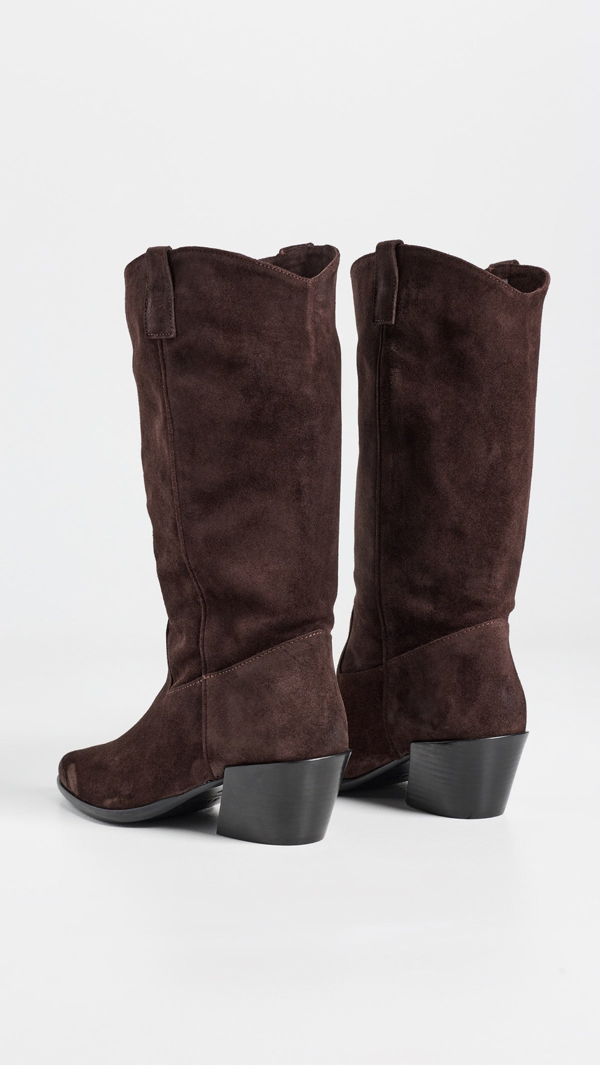 STAUD Monty Suede Boot in Espresso