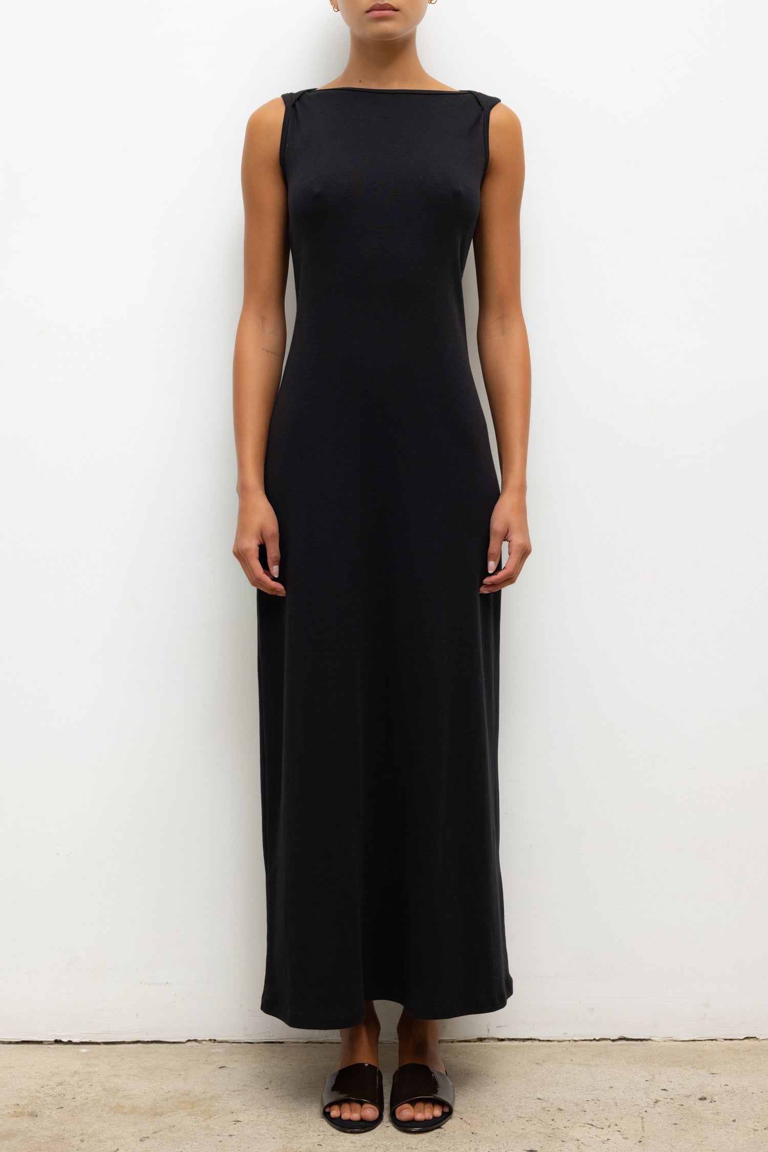 NANDO BOATNECK MAXI DRESS