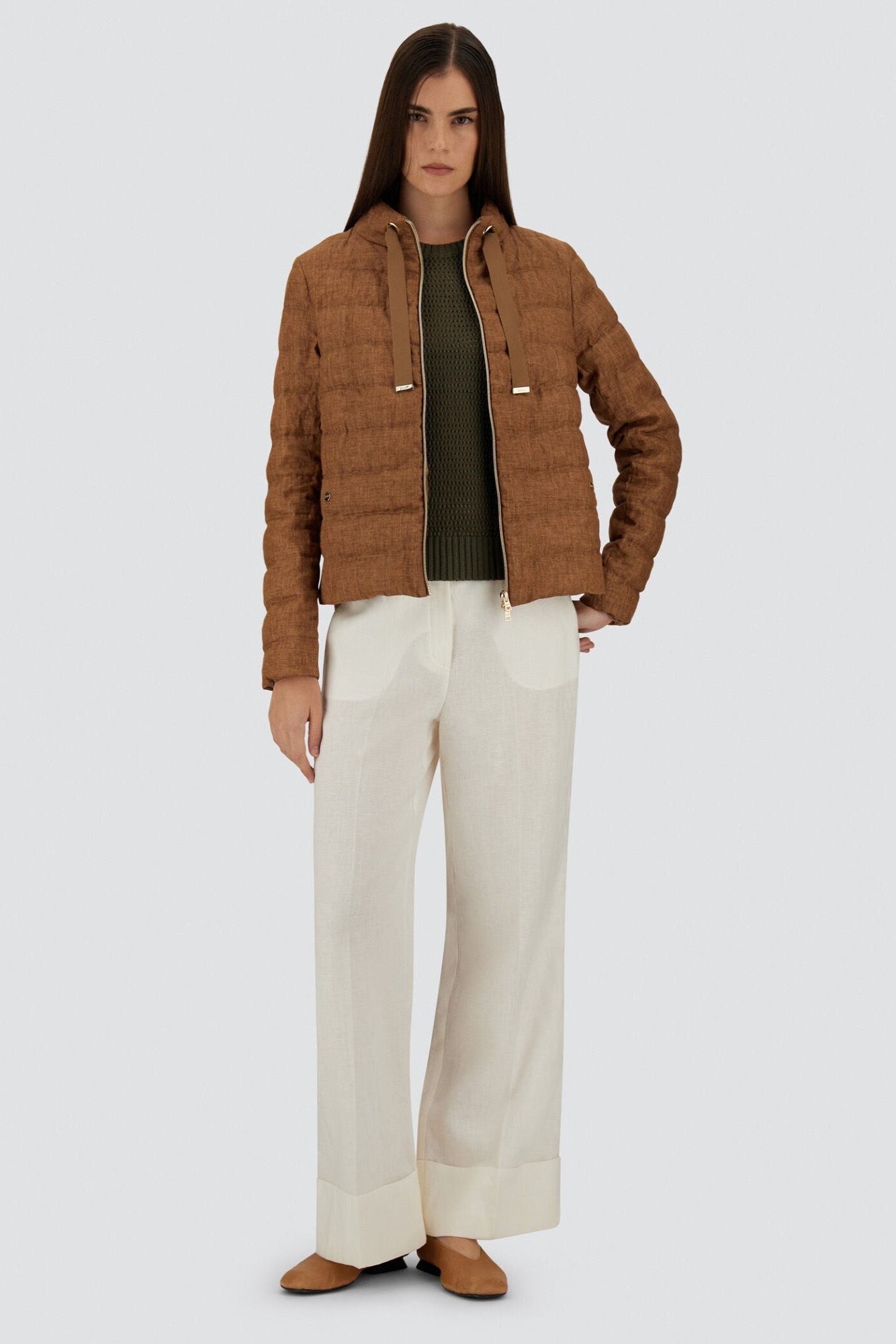 New Lined Quiled Short Jacket