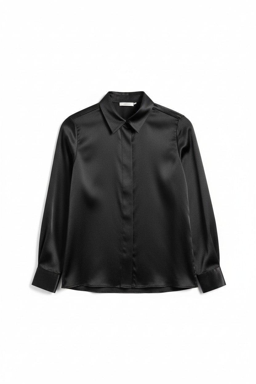 Oversized Silk Shirt