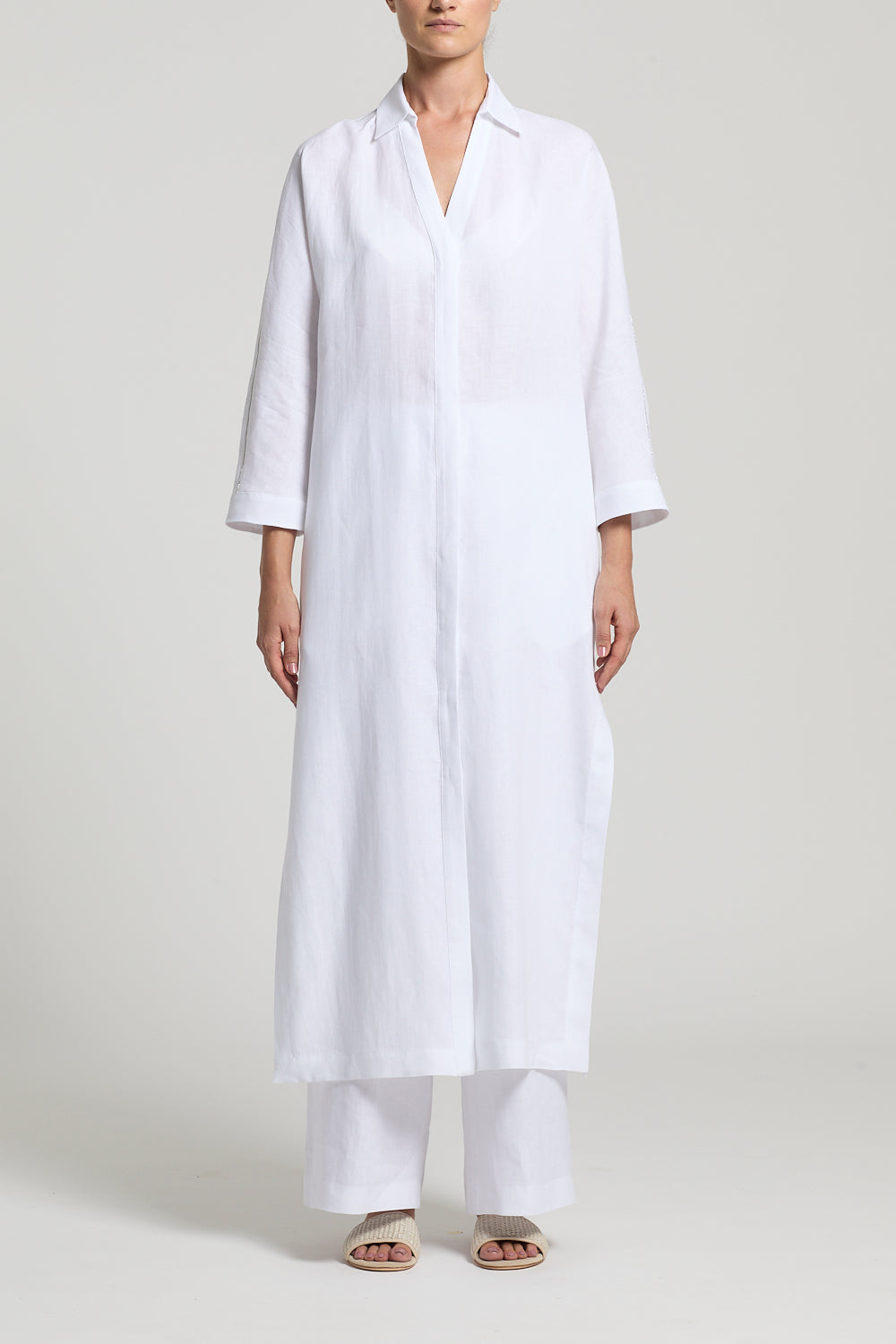 Piece Dyed Linen Dress