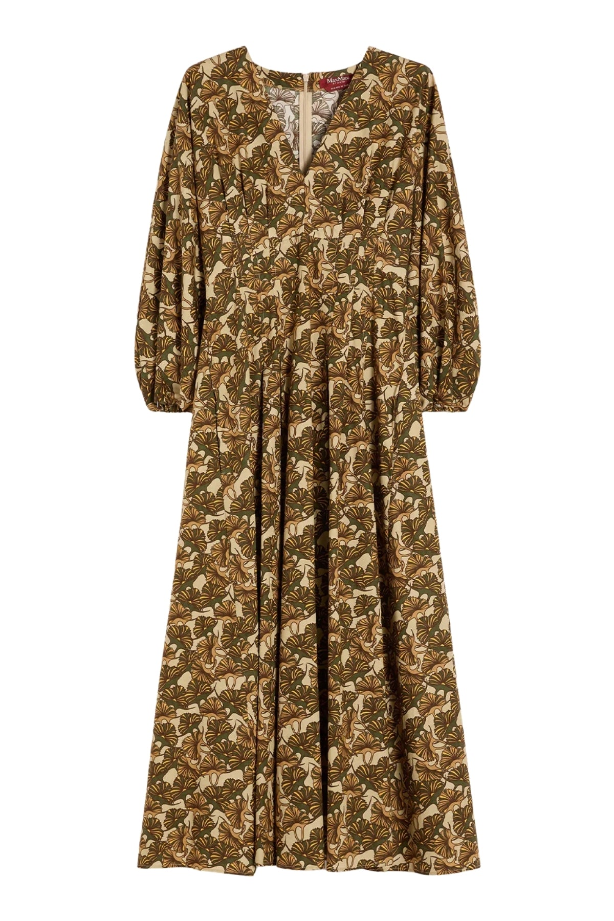 Printed Cotton Poplin Dress