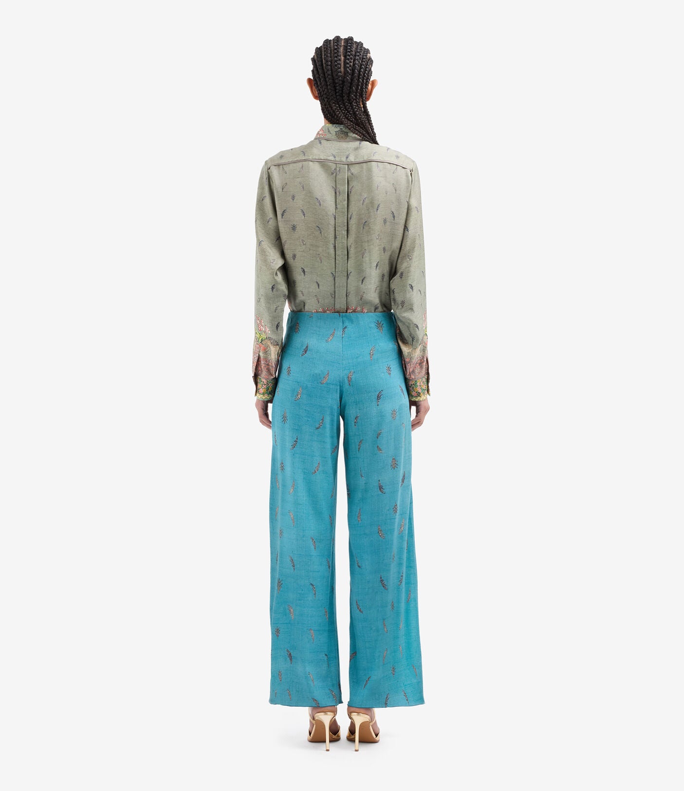 Printed Pull On Trouser