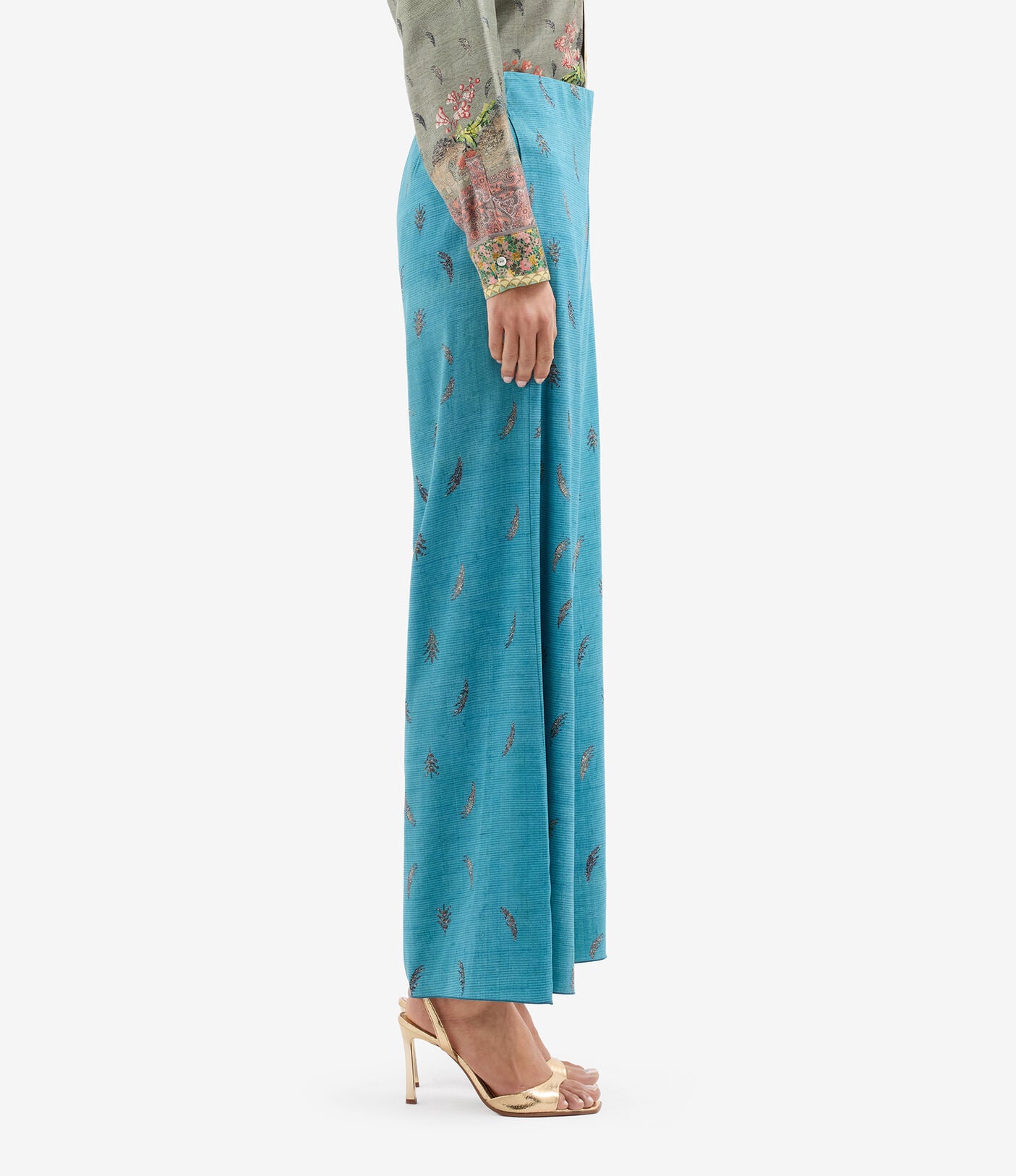 Printed Pull On Trouser