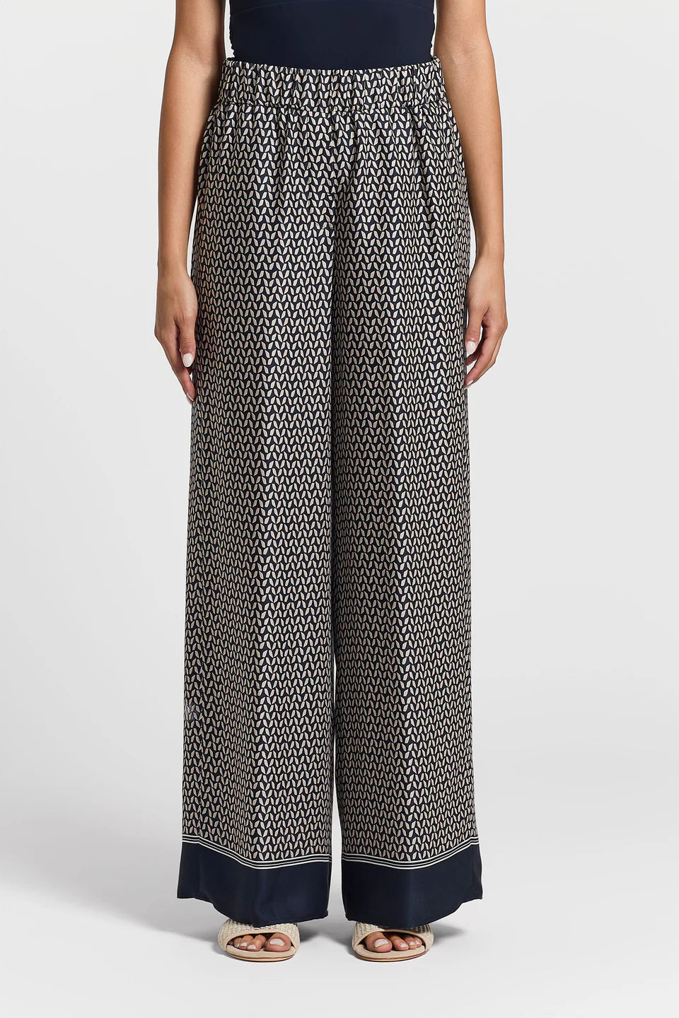 Printed Viscose Pants