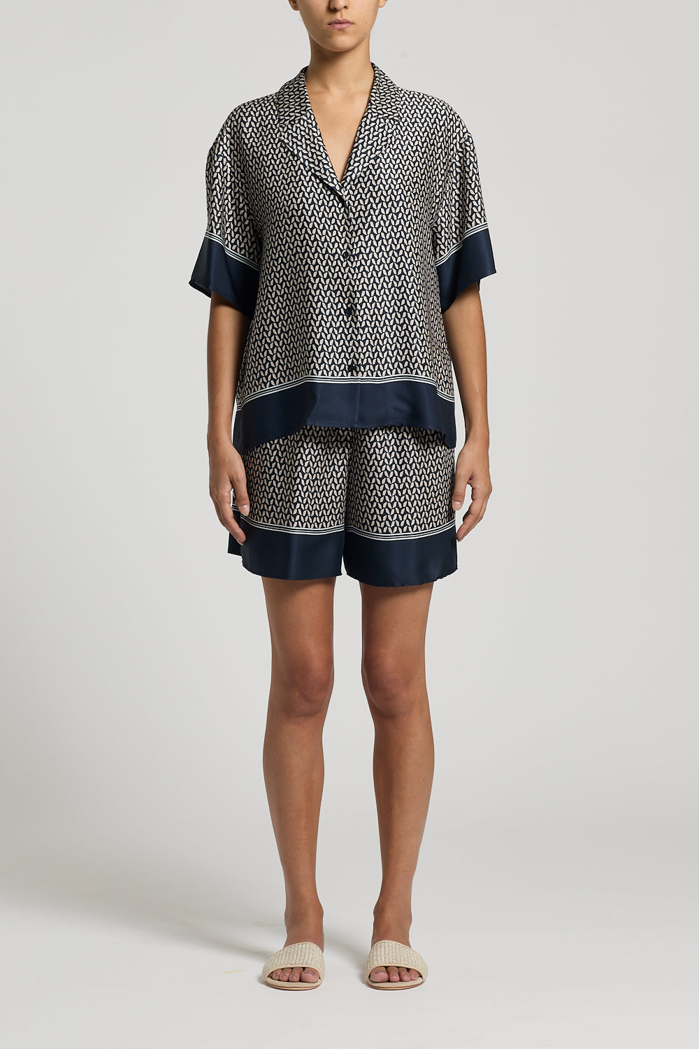 Printed Viscose Twill Shirt
