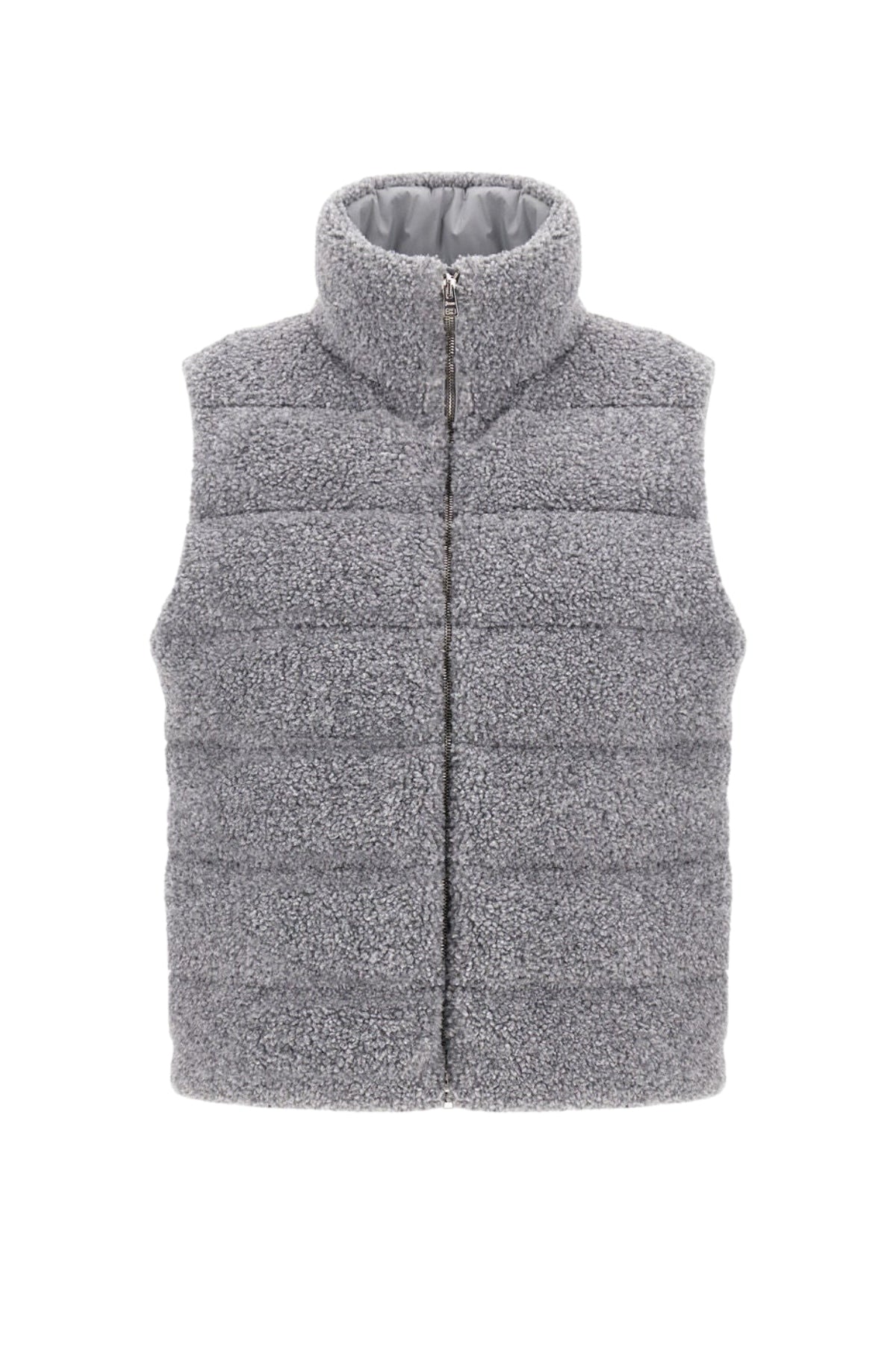 Wool-Blend Melange Vest
