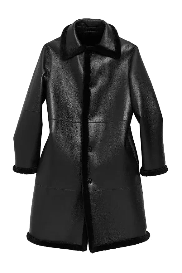 Reversible Shearling Trench