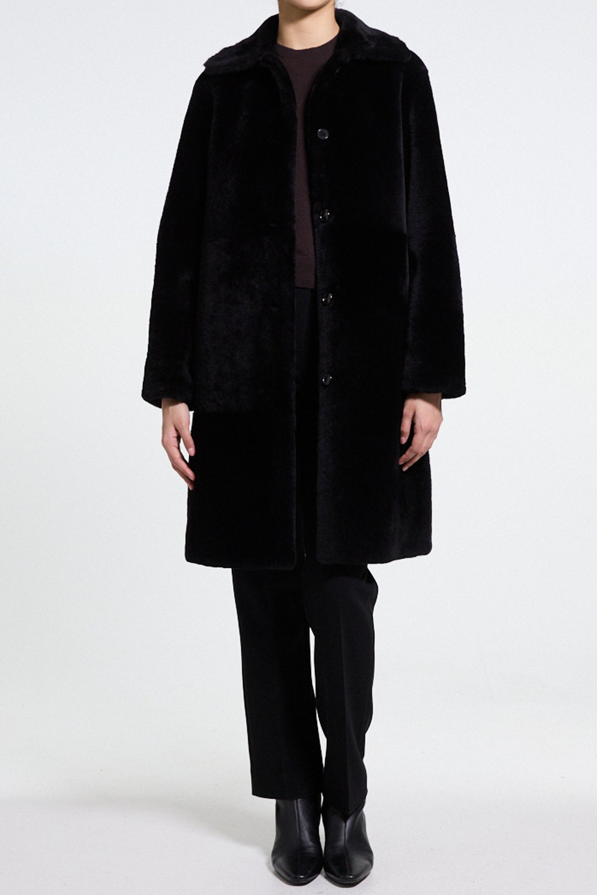 Reversible Shearling Trench