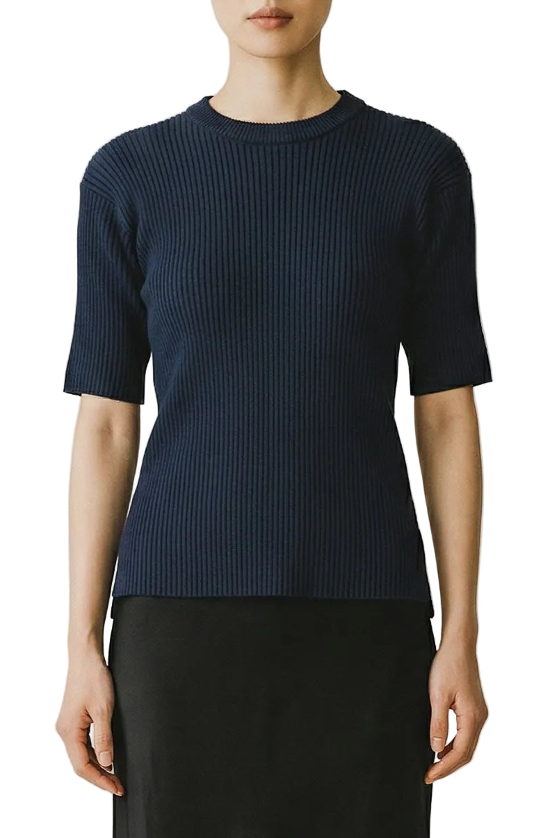 Short Sleeve Crewneck Sweater