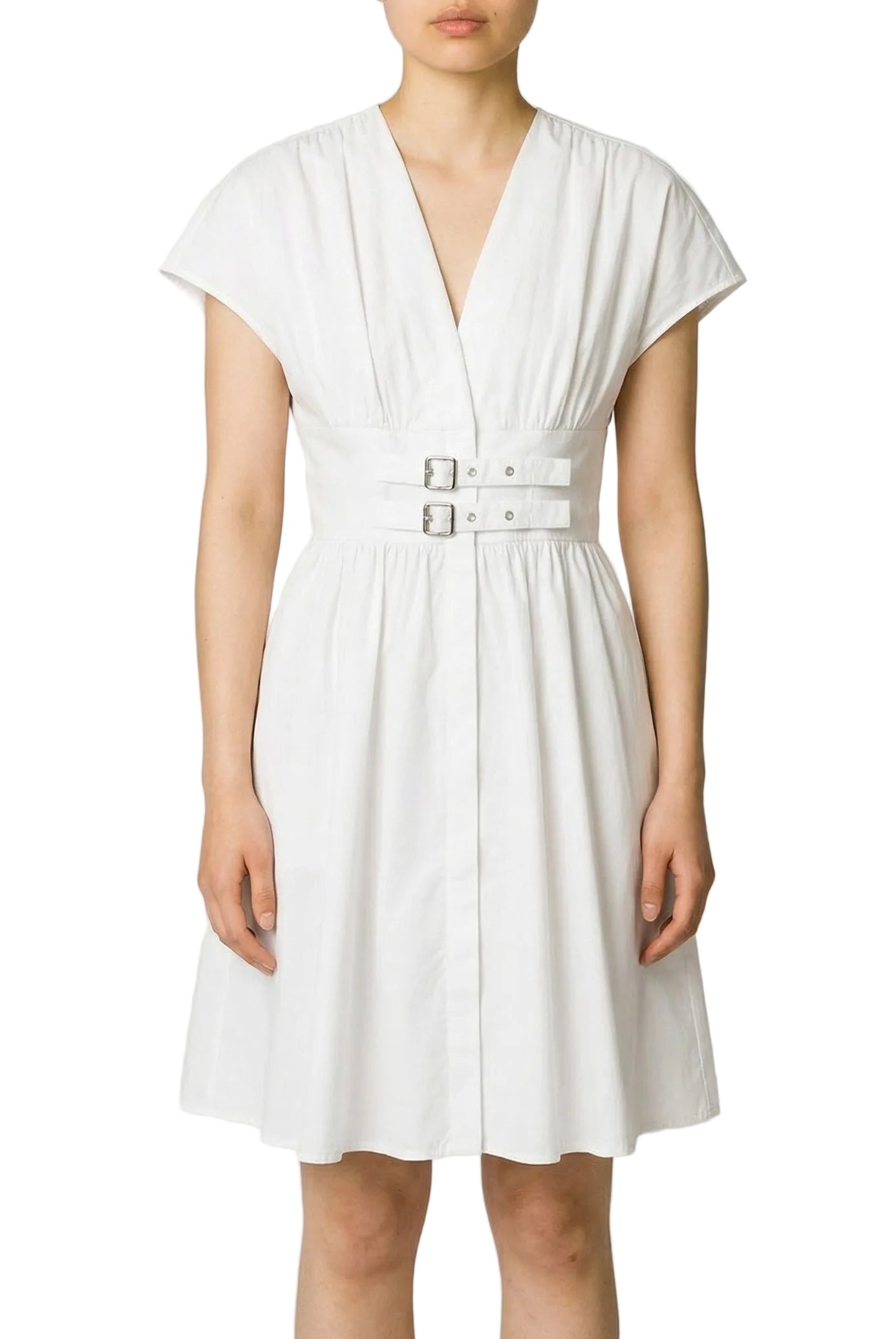 Short Sleeve Mini With Buckles