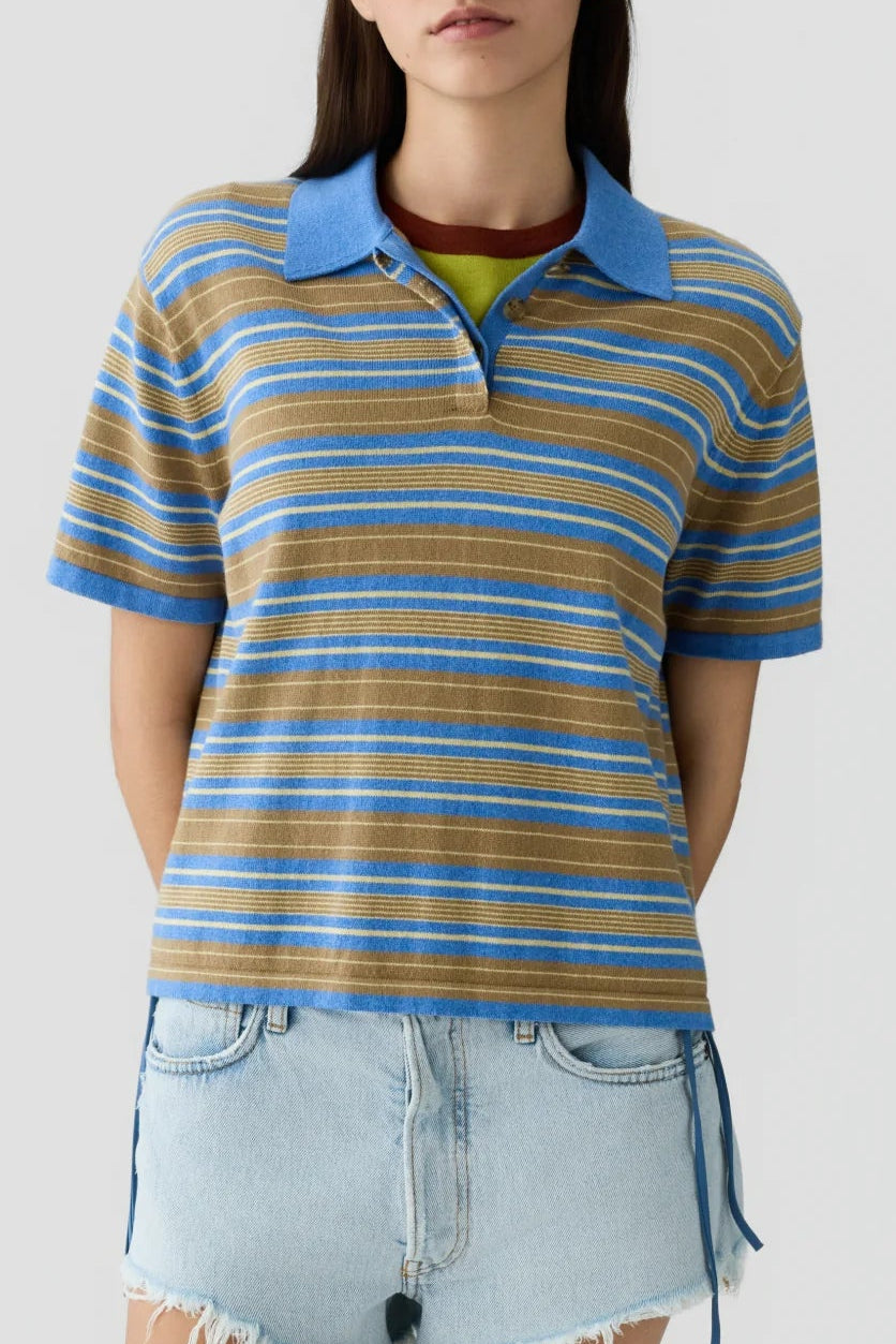 Short Sleeve Stripe Rugby