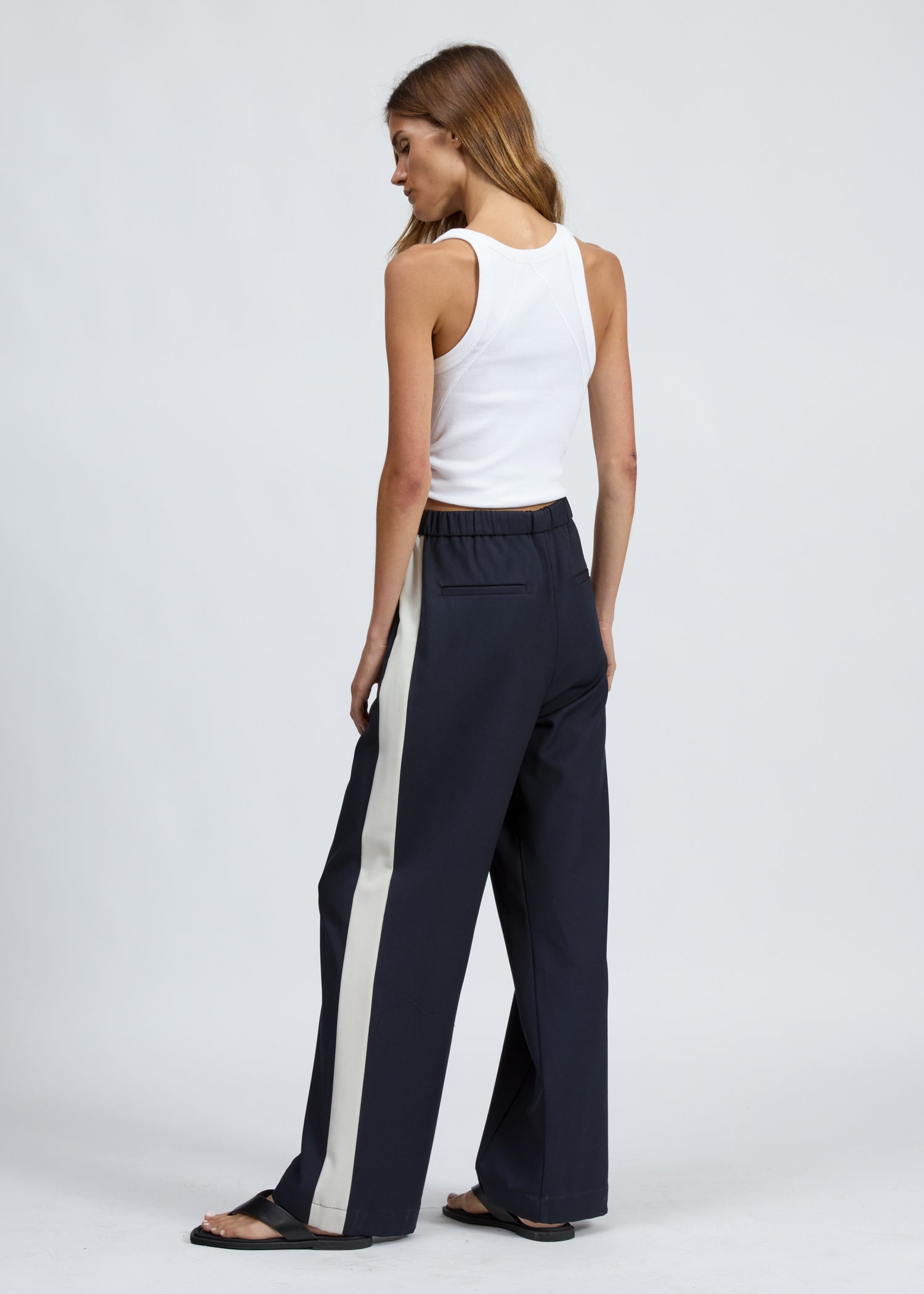 Siena Wool Side Stripe Pant