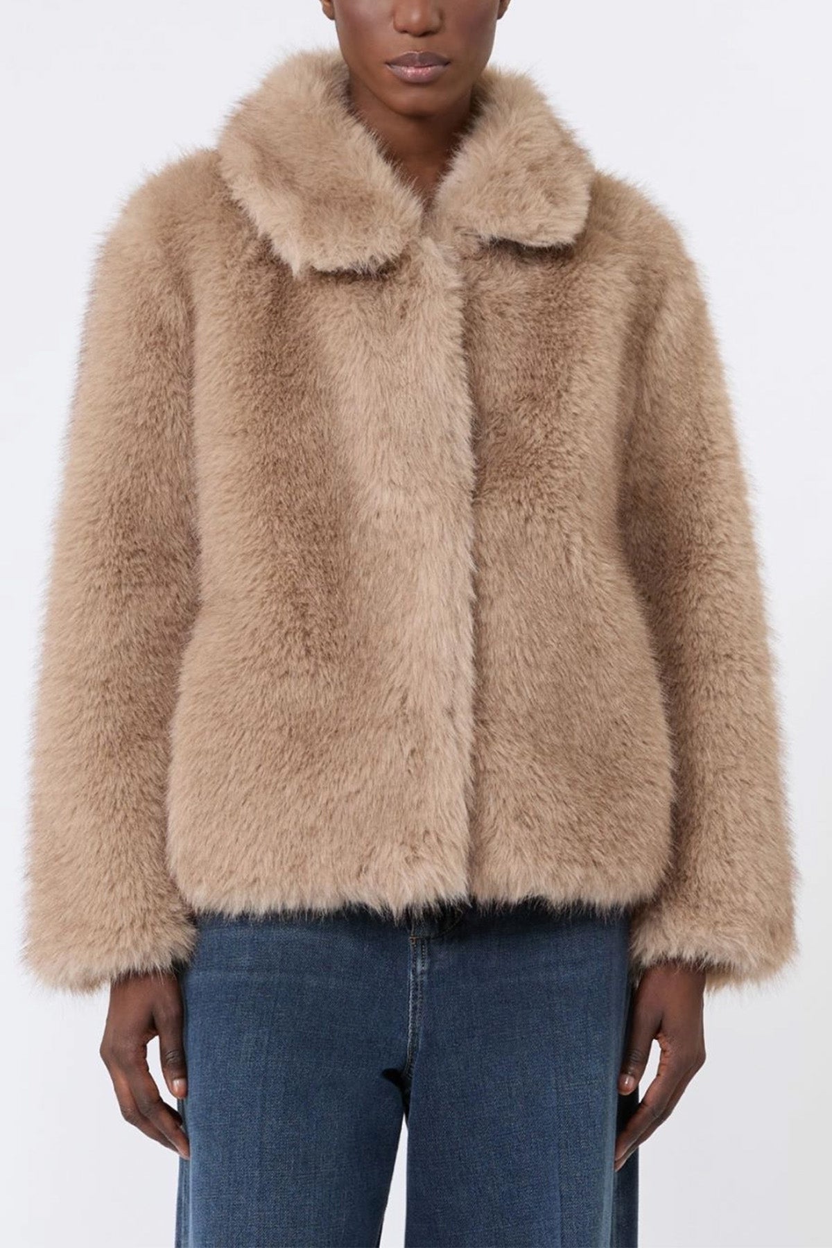 Smmalce Faux-Fur Jacket