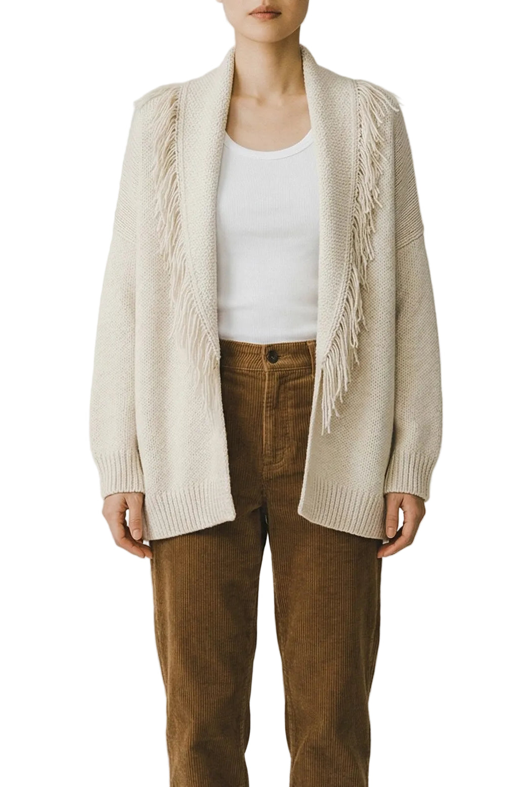 Solid Fringe Shawl