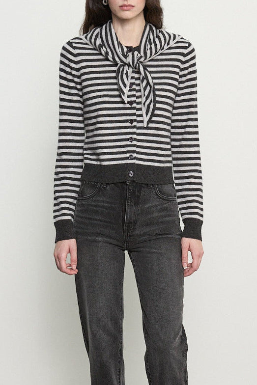 Striped Cashmere Bandana
