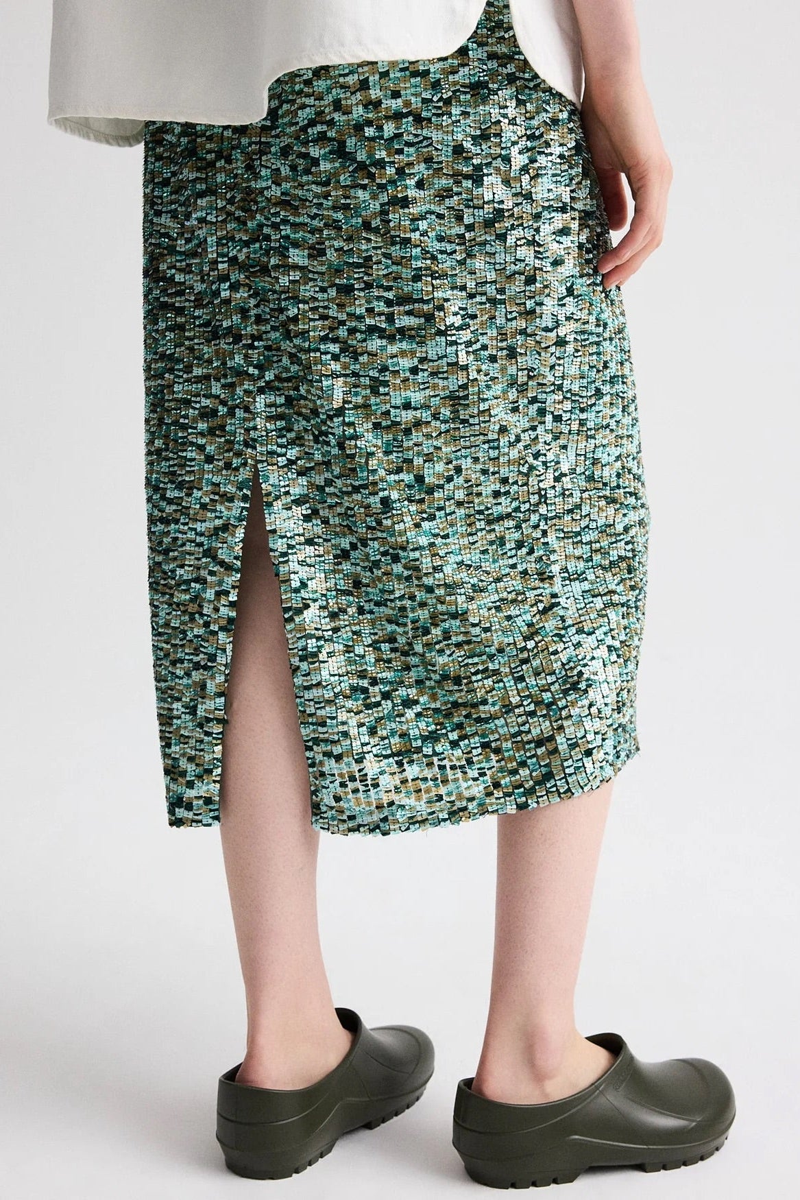 Sylkie Sequin Skirt