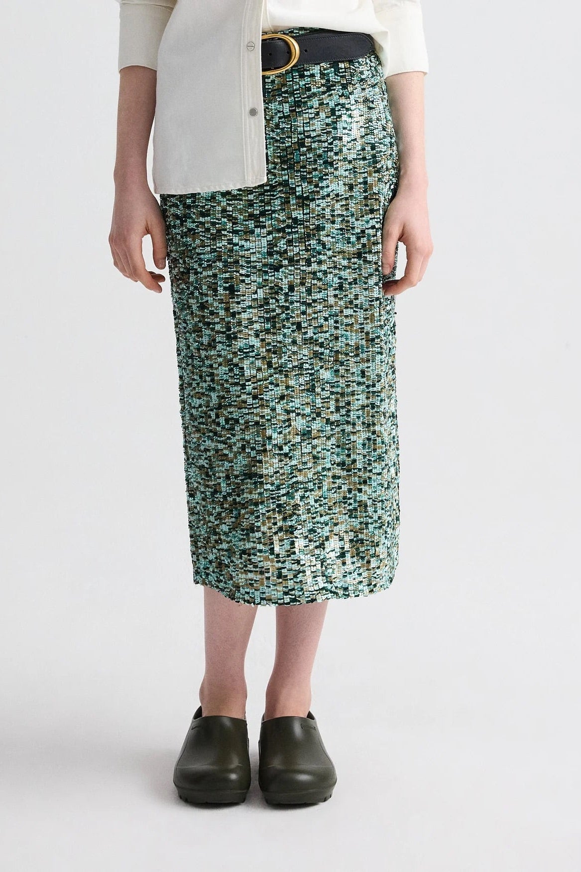 Sylkie Sequin Skirt