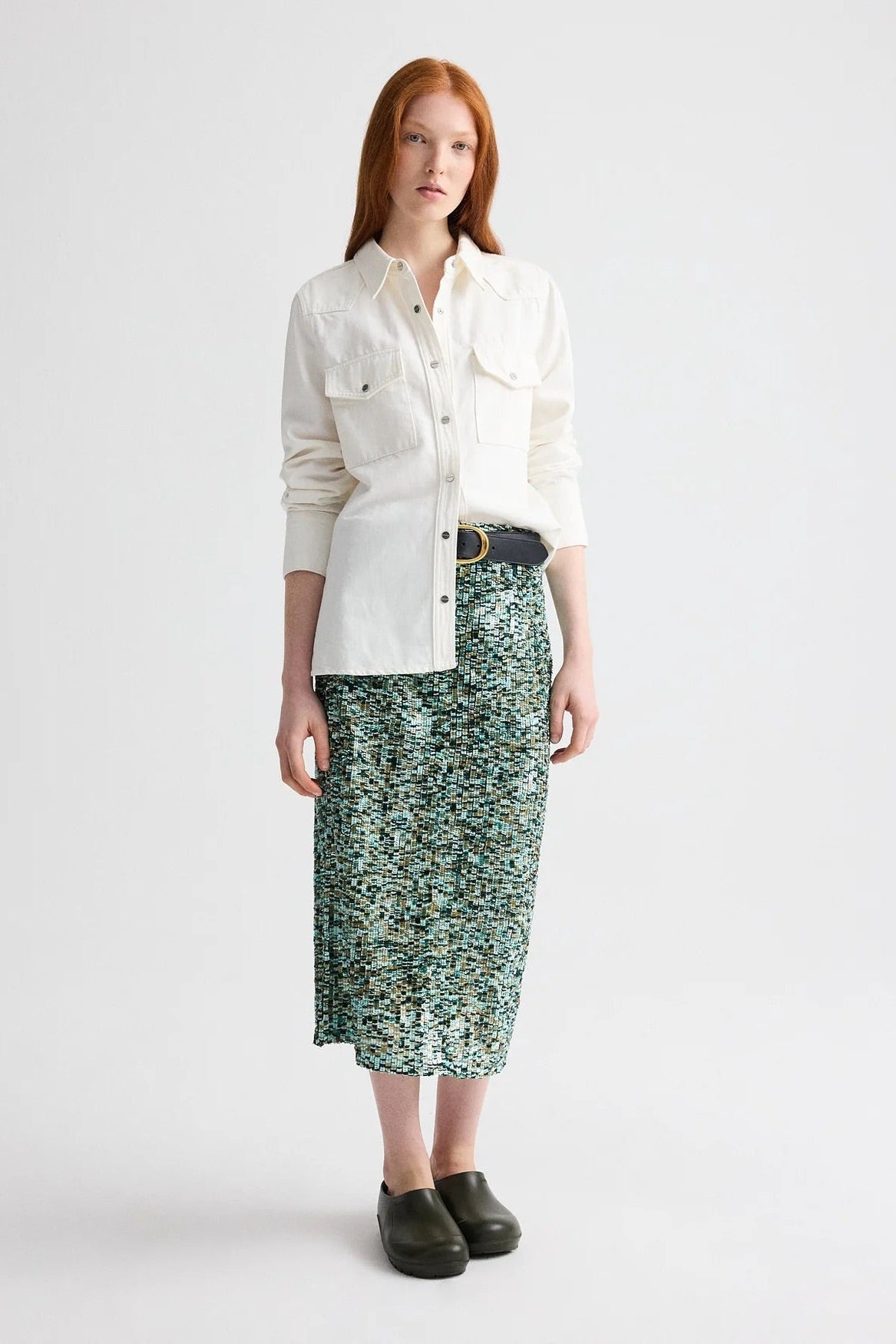 Sylkie Sequin Skirt