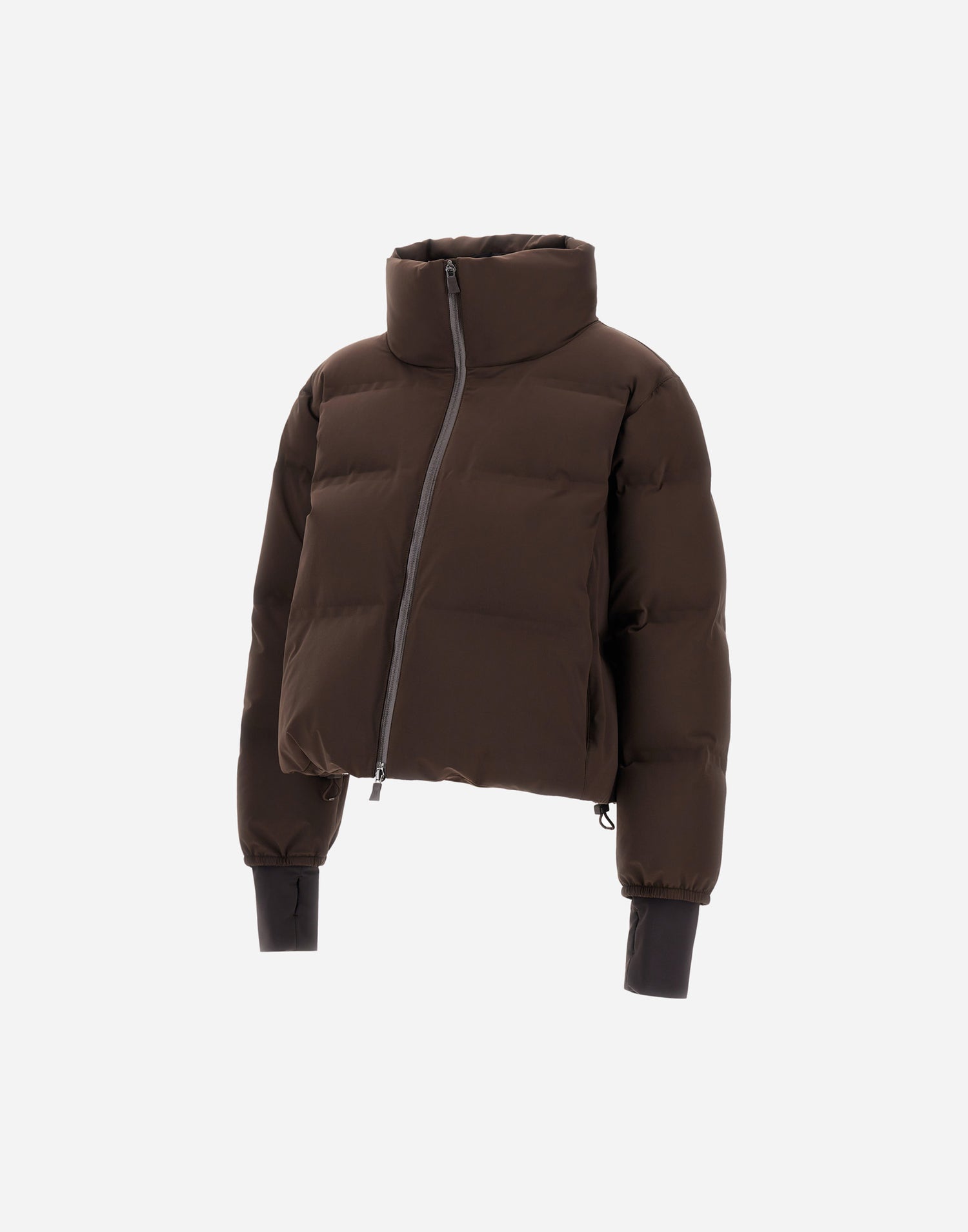 Herno PI002230D-8815 dark brown puffer jacket - ghost front alt