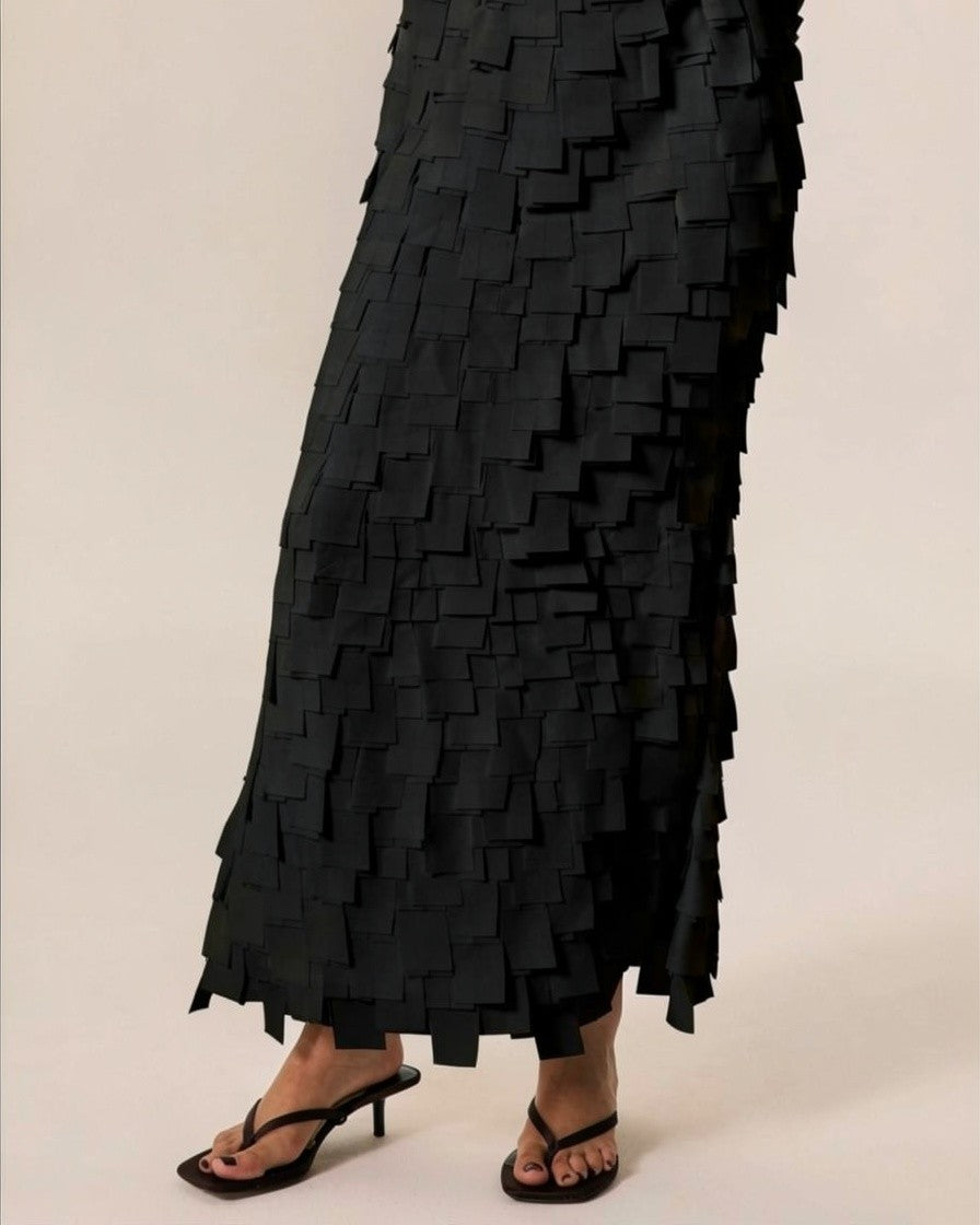 The Fringe Pencil Skirt
