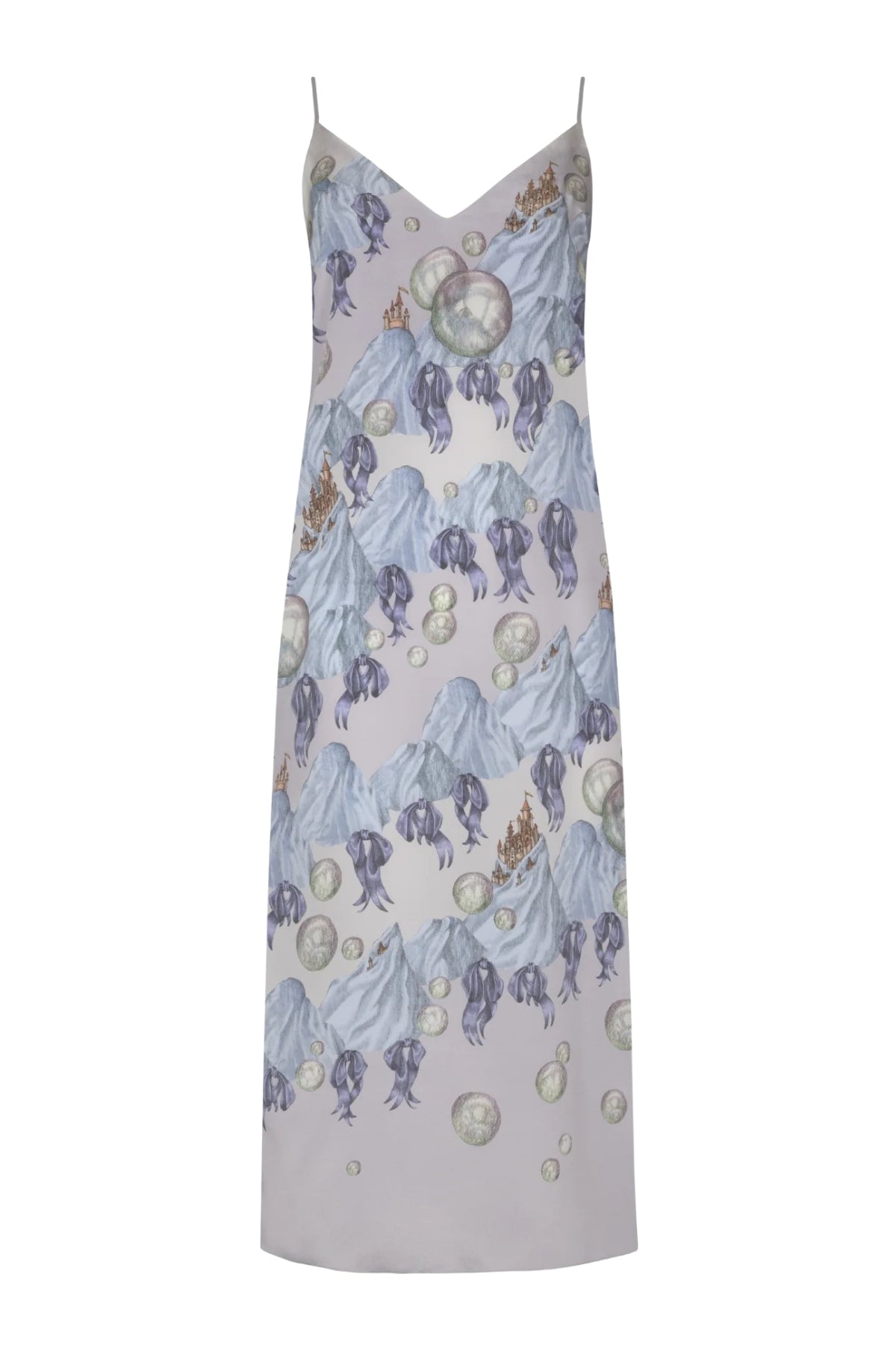 The Glass Swan - V Neck Dress