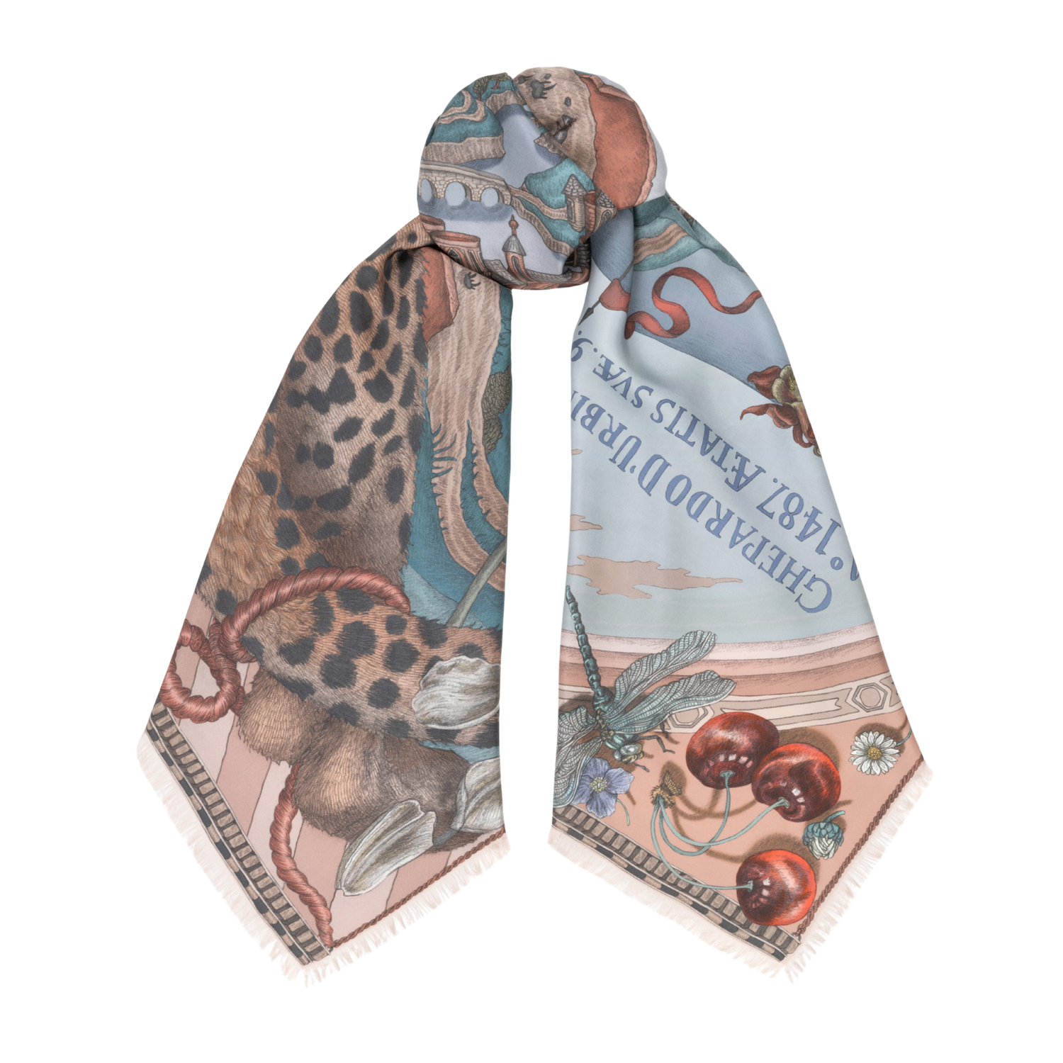The Medici Cheetah 135x135 Silk
