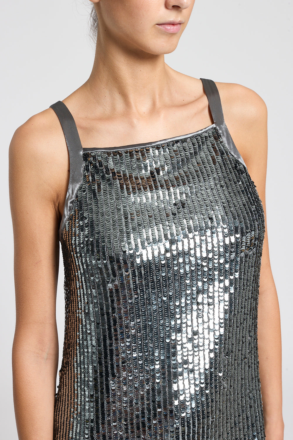 Tulle Dress With Paillettes