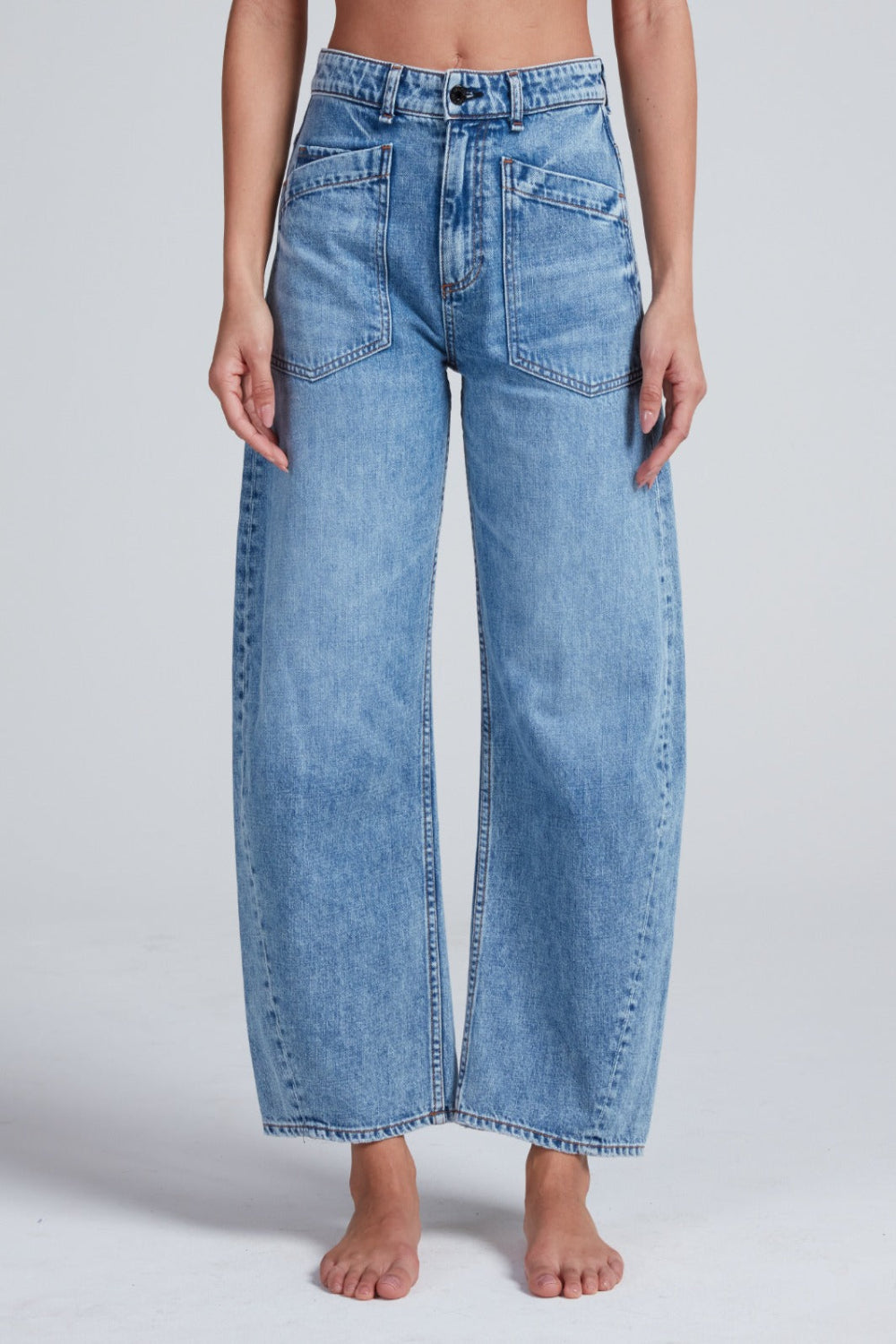 Twisted Barrel Jeans