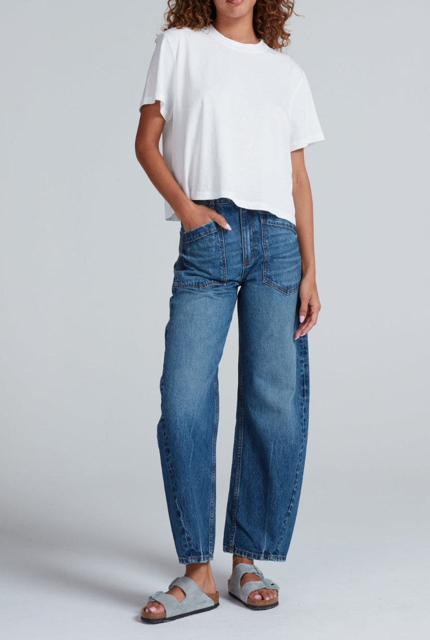 Twisted Barrel Jeans
