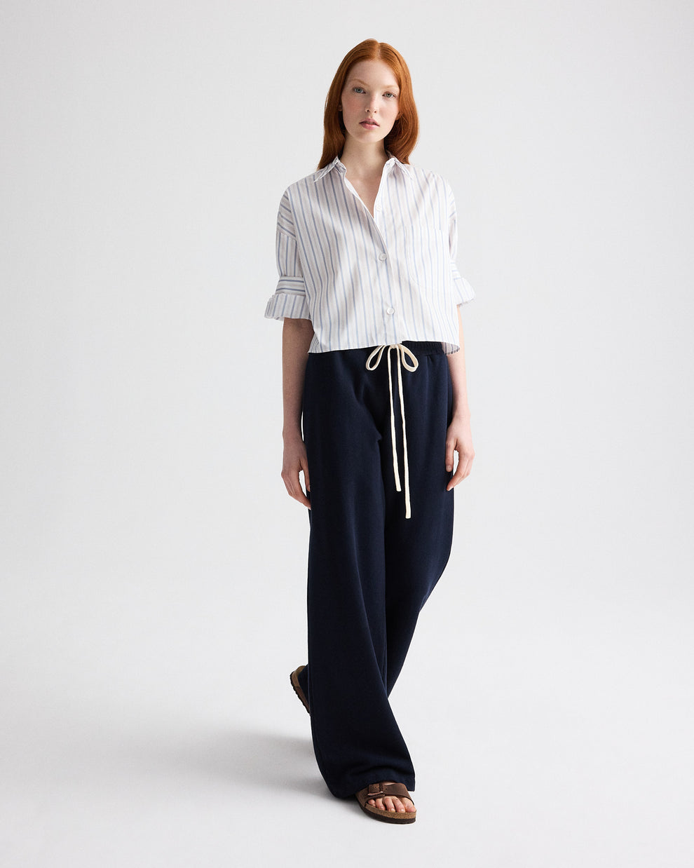 PJ Pant – Lightweight French Terry Wide Leg