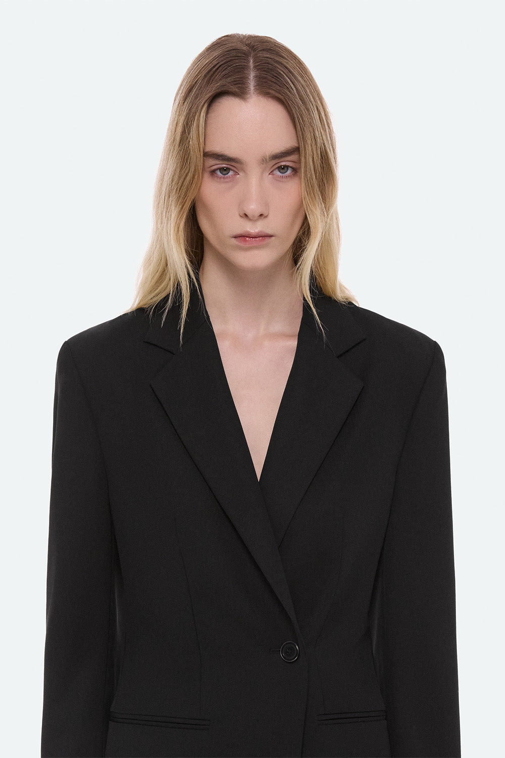 Wool Gabardine Blazer