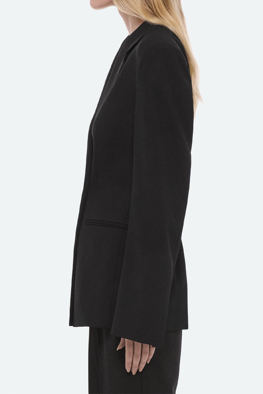 Wool Gabardine Blazer