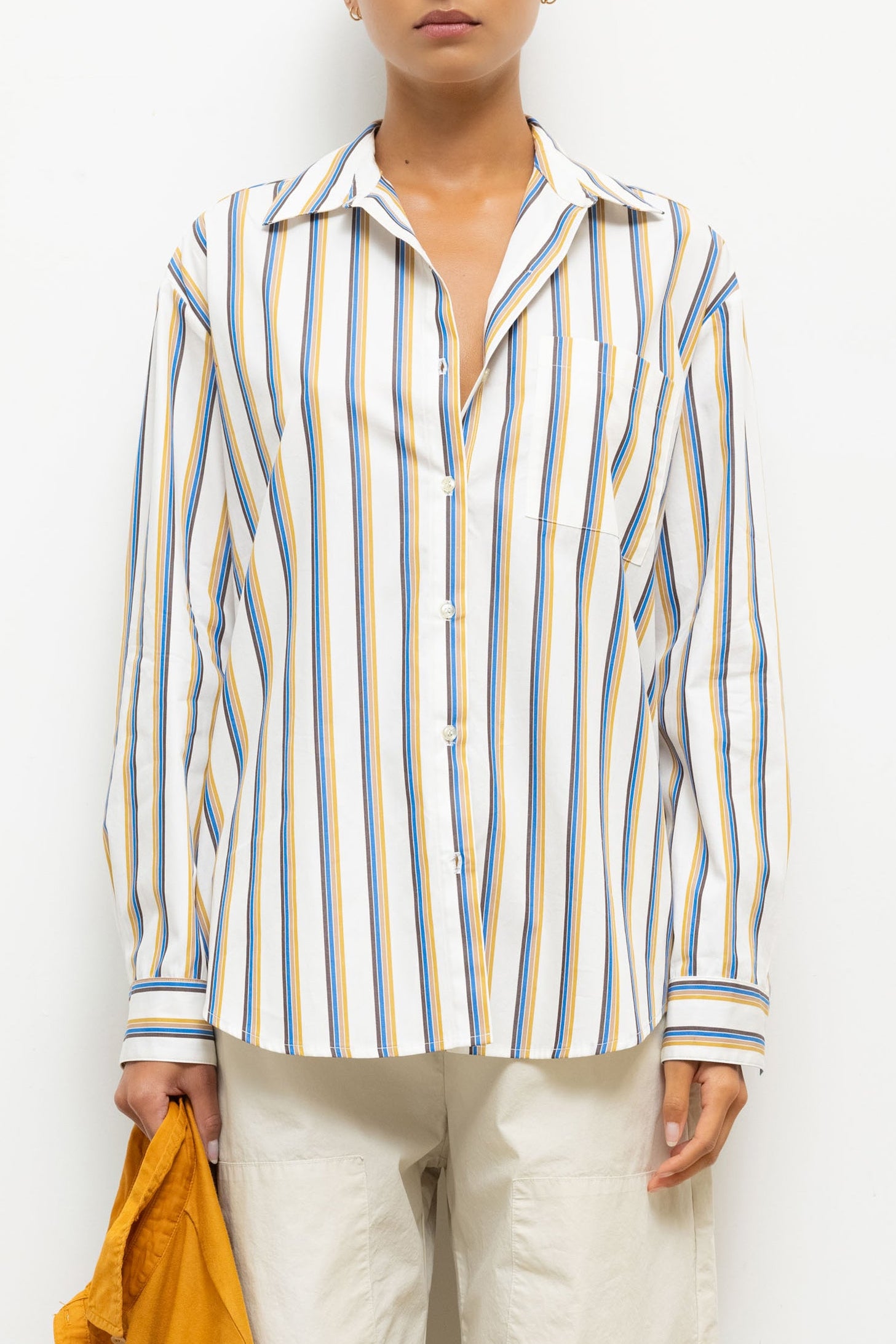 YOSHI STRIPE CLASSIC BUTTON DOWN