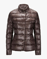 Herno Belted Blazer Dickey Down Puffer in Fondente