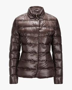 Herno Belted Blazer Dickey Down Puffer in Fondente