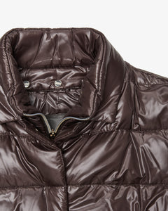 Herno Belted Blazer Dickey Down Puffer in Fondente