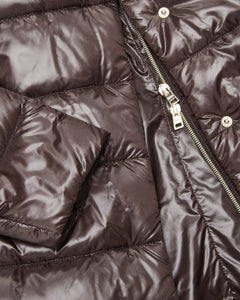 Herno Belted Blazer Dickey Down Puffer in Fondente