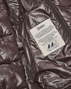 Herno Belted Blazer Dickey Down Puffer in Fondente