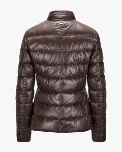 Herno Belted Blazer Dickey Down Puffer in Fondente