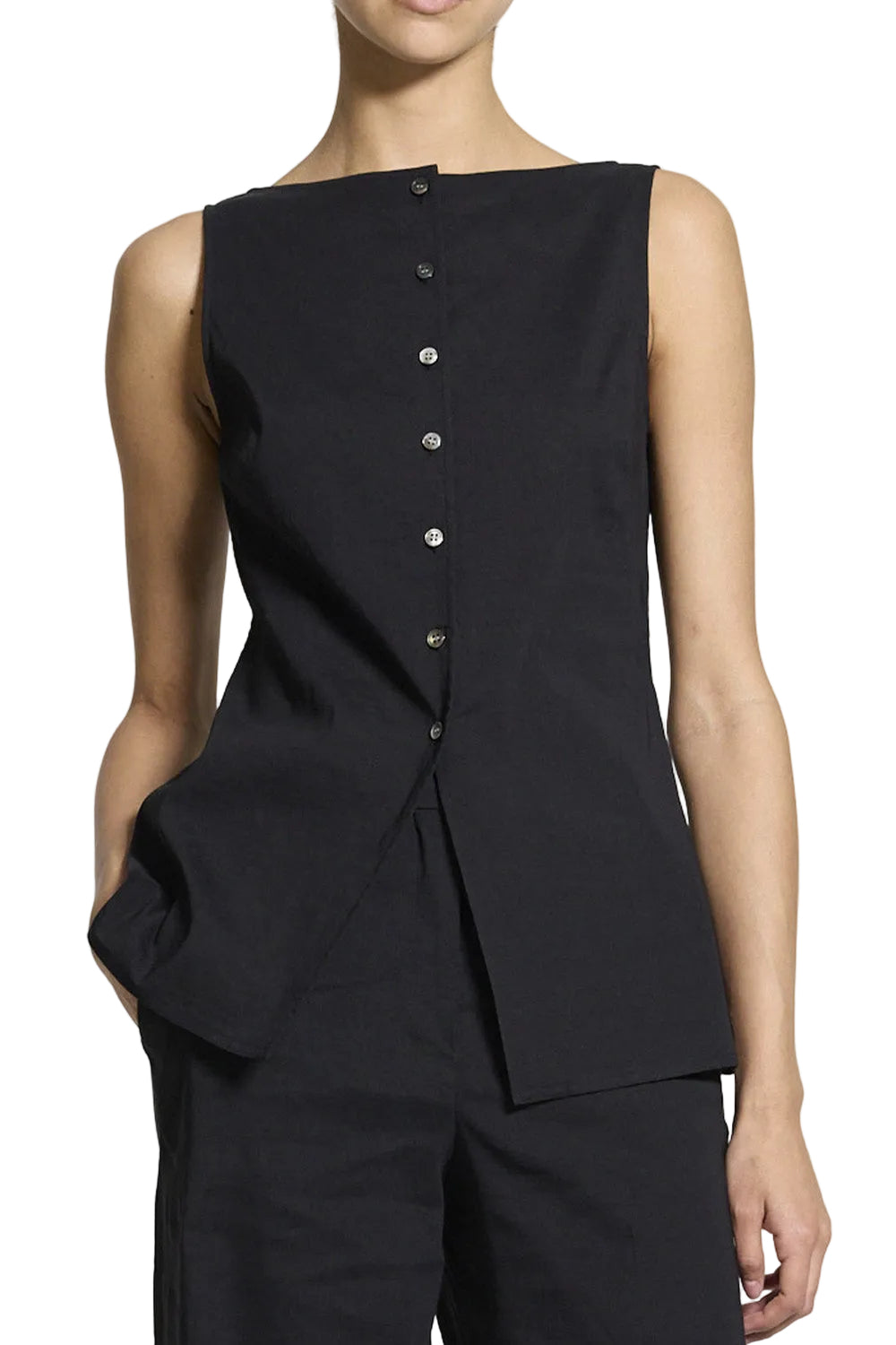 Boatneck Cutaway Top