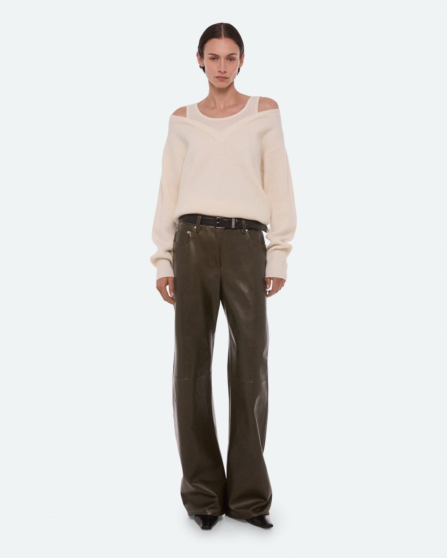 Double Layer V-Neck Sweater