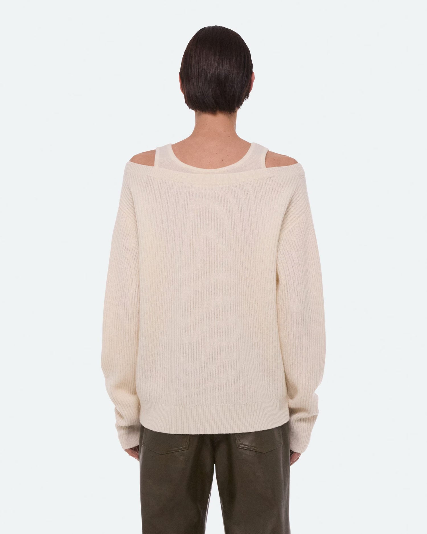 Double Layer V-Neck Sweater