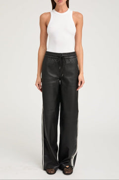 BAGGY ATHLETIC STRIPE SWEATPANTS