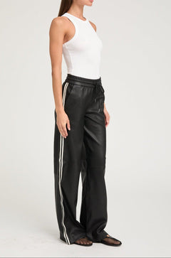 BAGGY ATHLETIC STRIPE SWEATPANTS