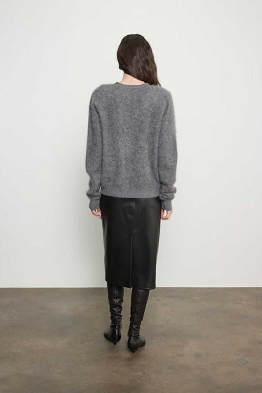 Leather Minimal Skirt